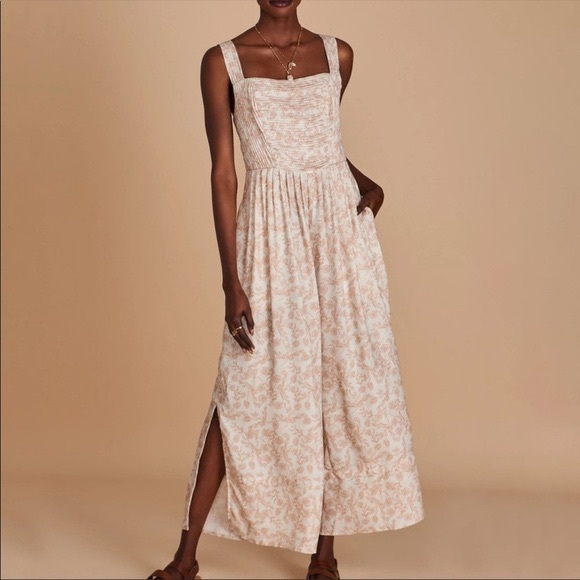 LIKE NEW - Anthropologie Wide-Leg Jumpsuit - Picture 1 of 4